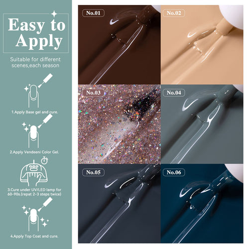 10ml Vendeeni Hema/TPO Free Gel Polish