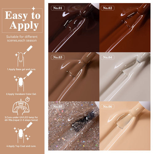10ml Vendeeni Hema/TPO Free Gel Polish