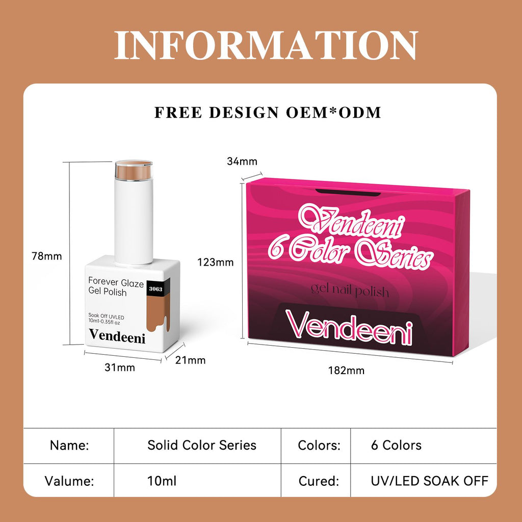10ml Vendeeni Hema/TPO Free Gel Polish