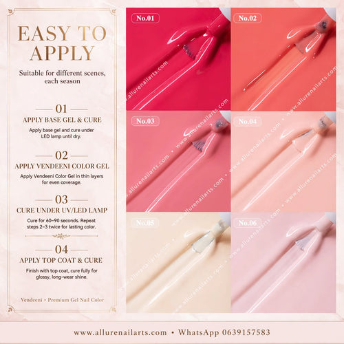 10ml Vendeeni Hema/TPO Free Gel Polish
