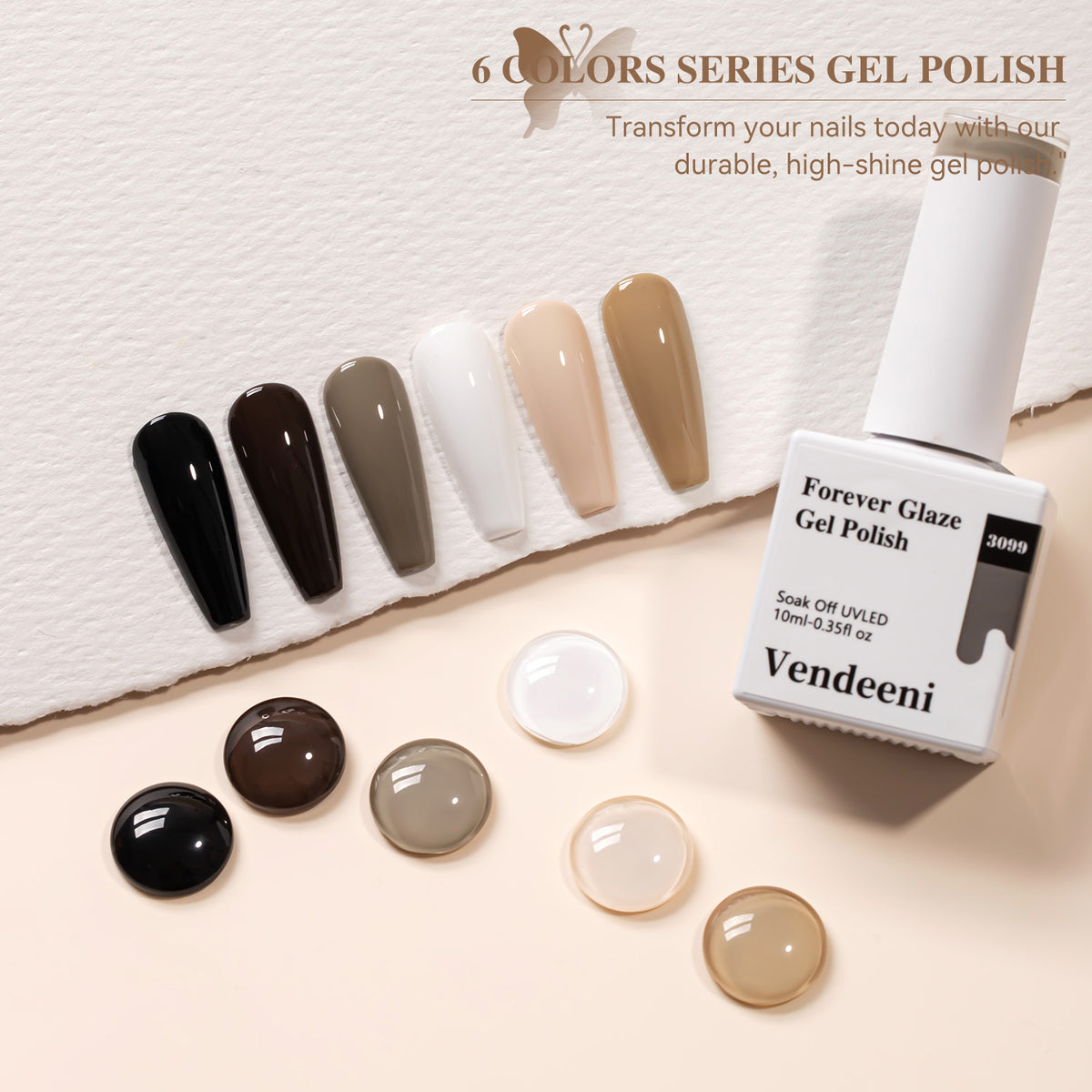 10ml Vendeeni Hema/TPO Free Gel Polish