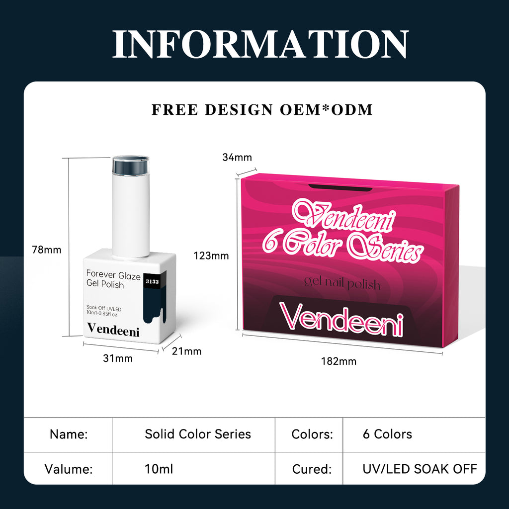 10ml Vendeeni Hema/TPO Free Gel Polish