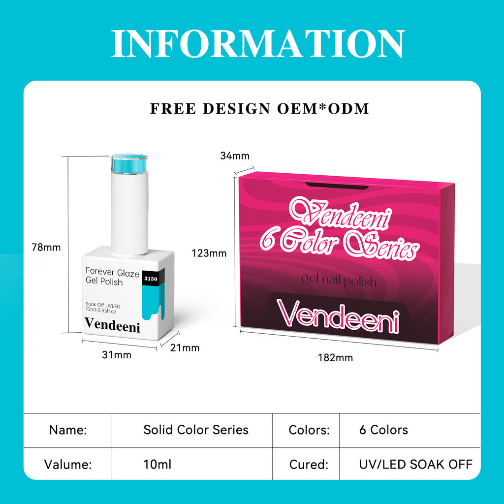 10ml Vendeeni Hema/TPO Free Gel Polish