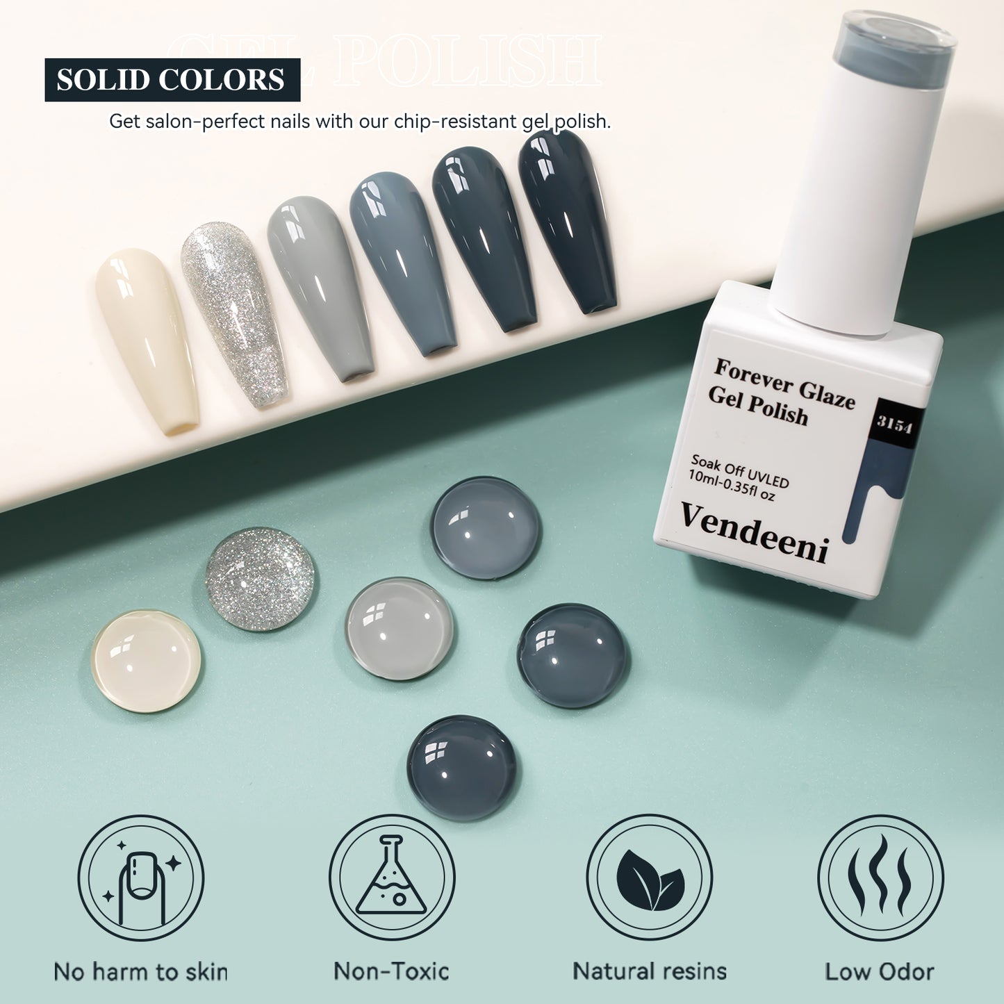 10ml Vendeeni Hema/TPO Free Gel Polish