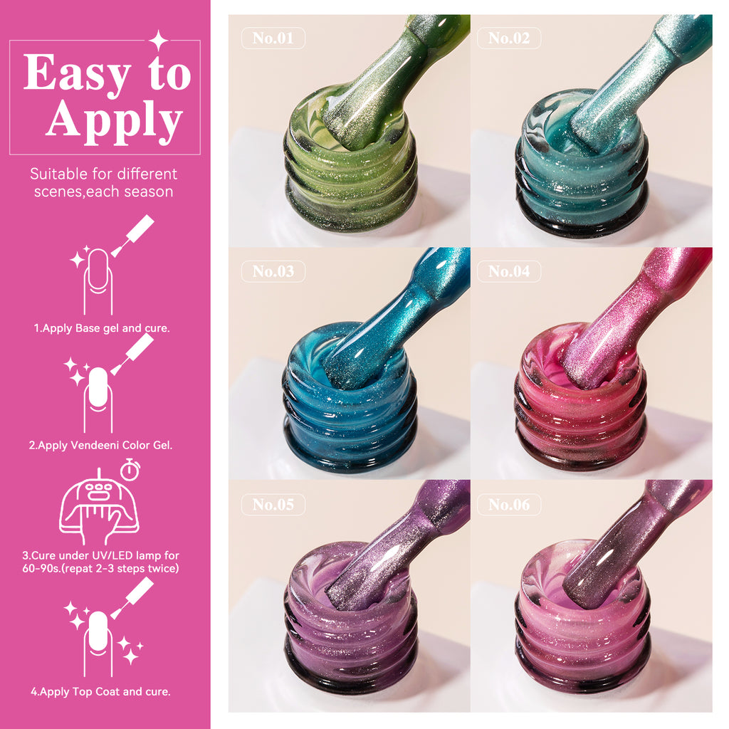 10ml Cat Eye Vendeeni Hema/TPO Free Gel Polish