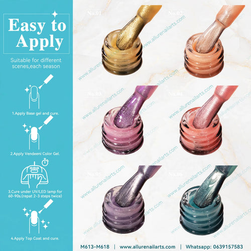 10ml Cat Eye Vendeeni Hema/TPO Free Gel Polish