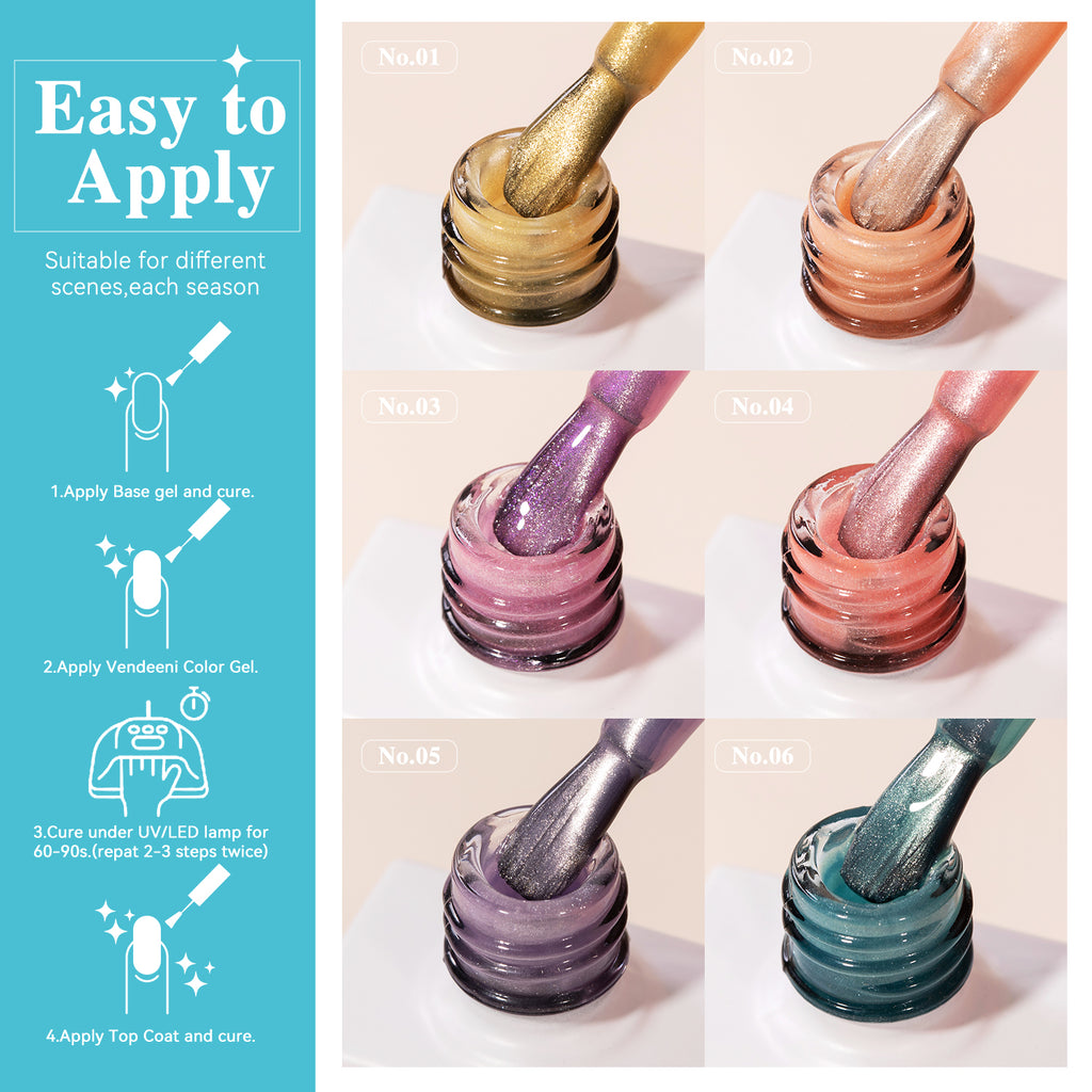 10ml Cat Eye Vendeeni Hema/TPO Free Gel Polish