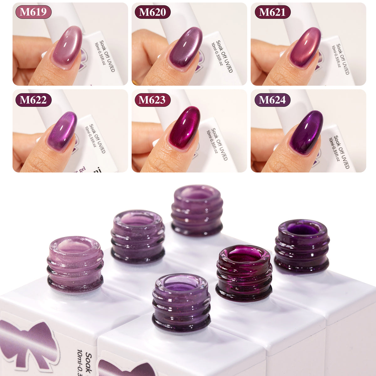10ml Cat Eye Vendeeni Hema/TPO Free Gel Polish