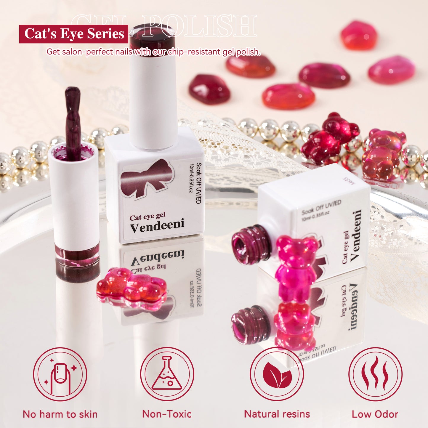 10ml Cat Eye Vendeeni Hema/TPO Free Gel Polish