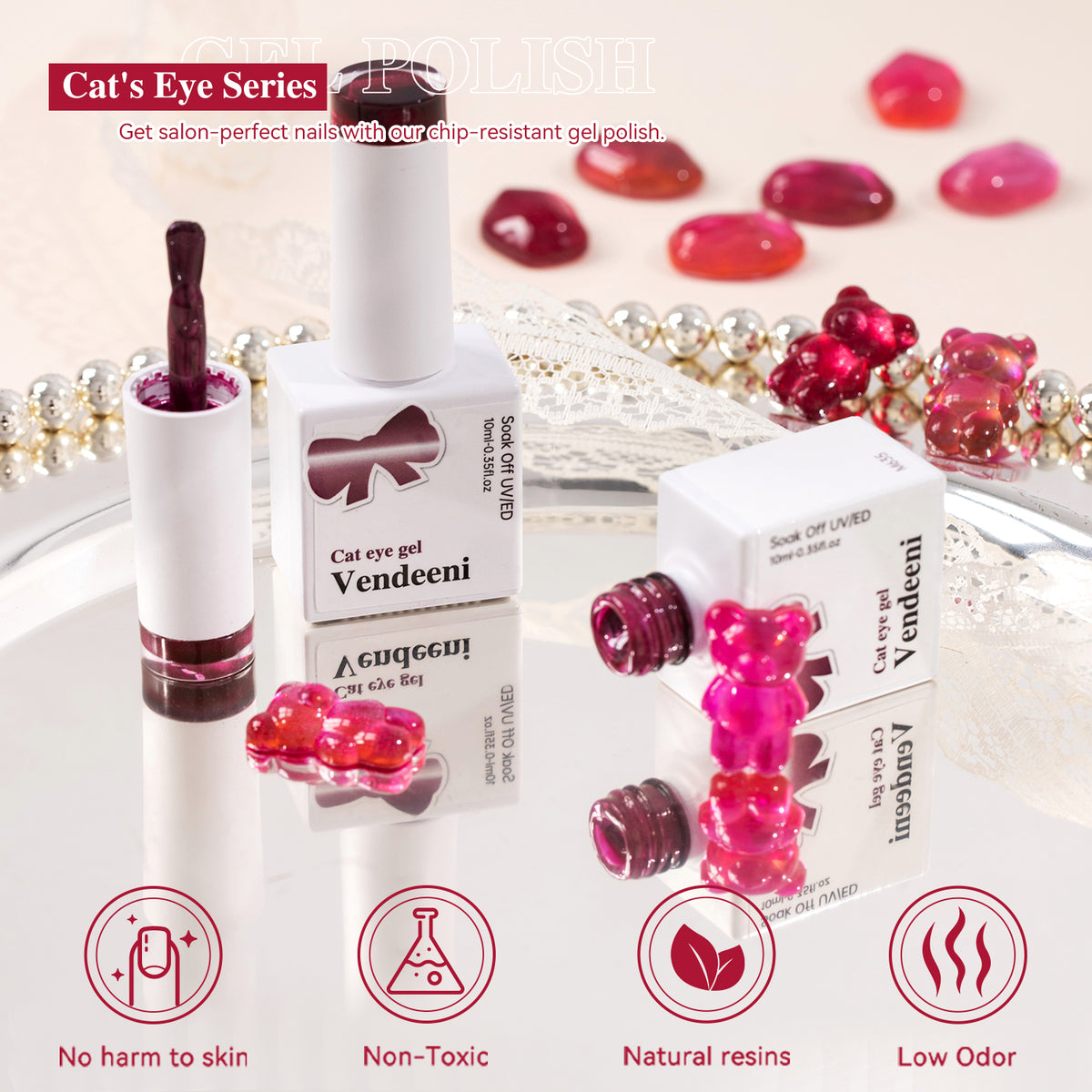 10ml Cat Eye Vendeeni Hema/TPO Free Gel Polish