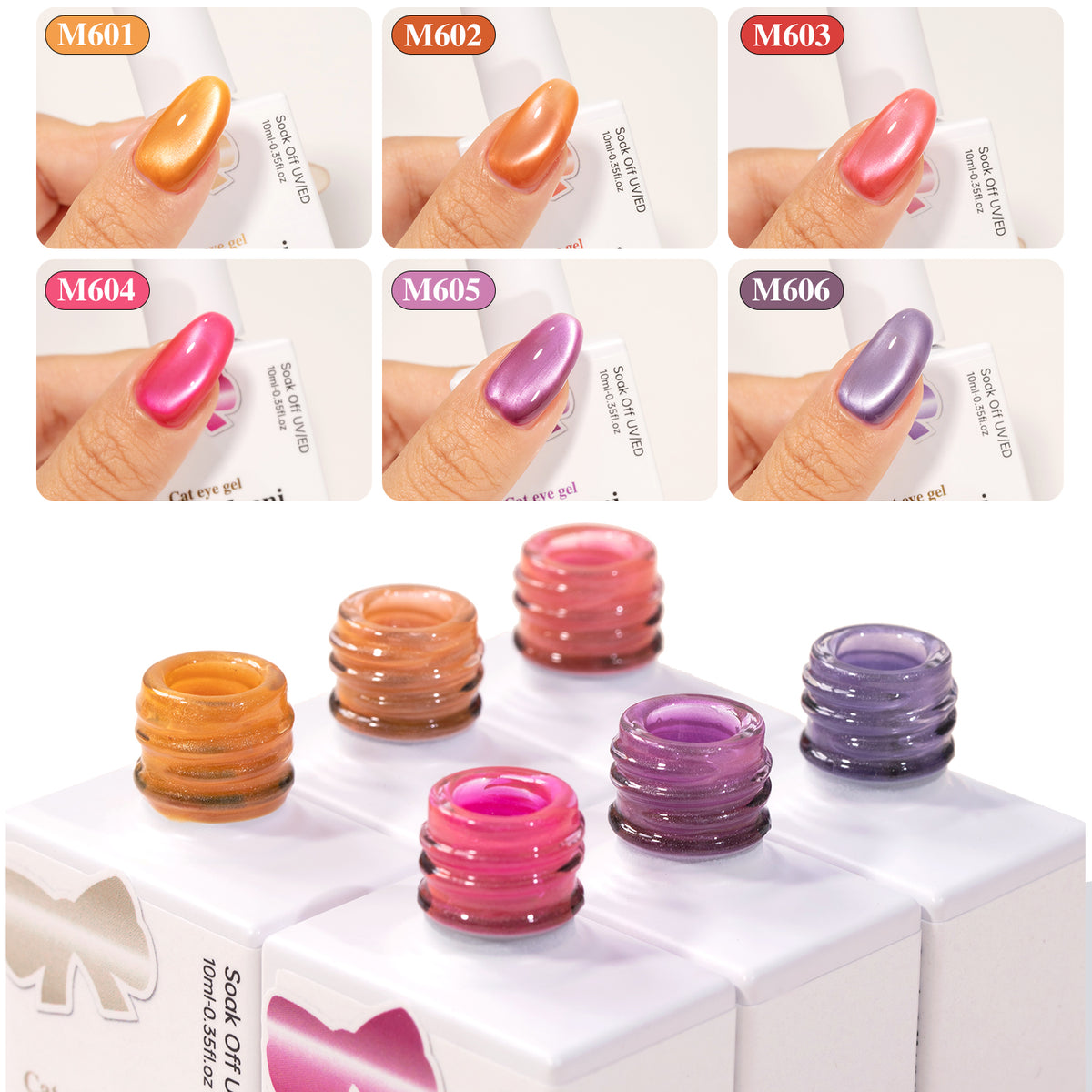 10ml Cat Eye Vendeeni Hema/TPO Free Gel Polish