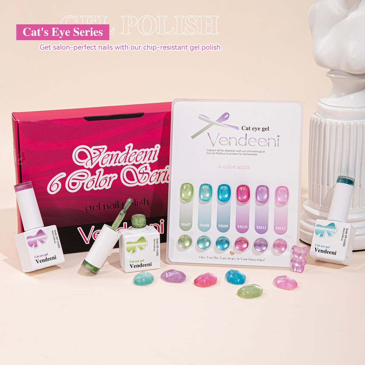 10ml Cat Eye Vendeeni Hema/TPO Free Gel Polish