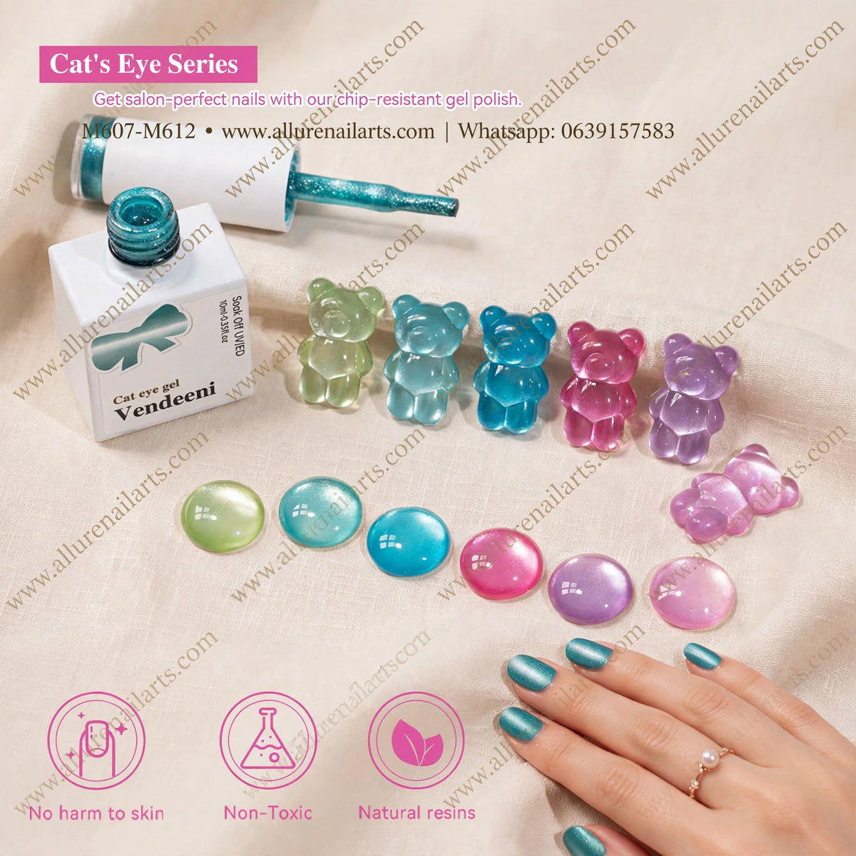 10ml Cat Eye Vendeeni Hema/TPO Free Gel Polish