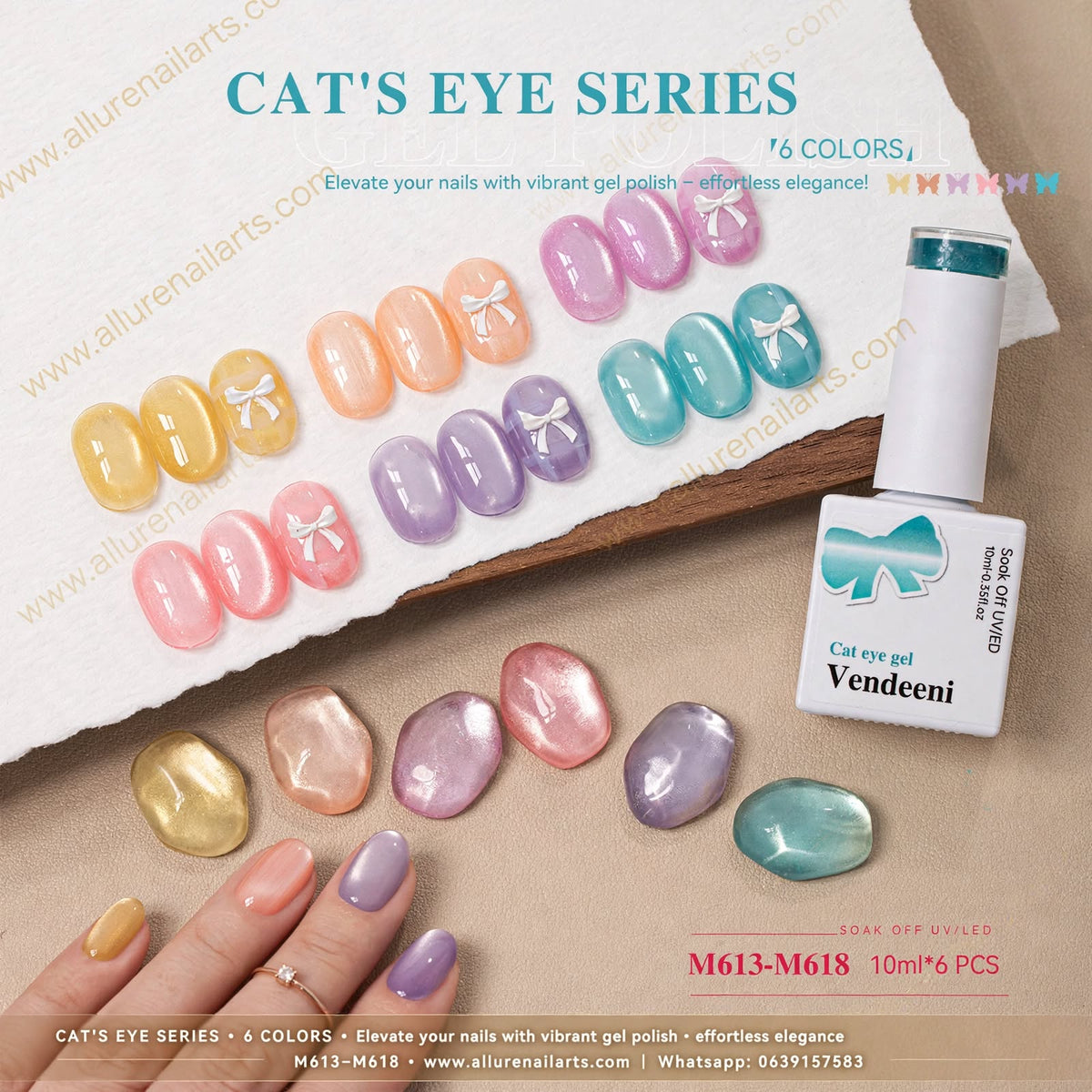 10ml Cat Eye Vendeeni Hema/TPO Free Gel Polish
