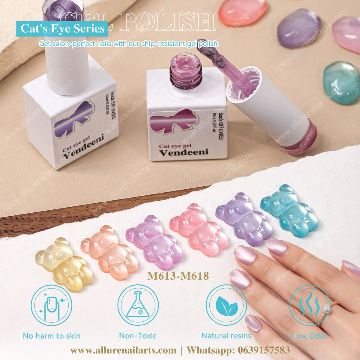 10ml Cat Eye Vendeeni Hema/TPO Free Gel Polish