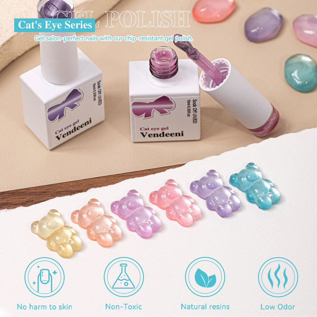 10ml Cat Eye Vendeeni Hema/TPO Free Gel Polish