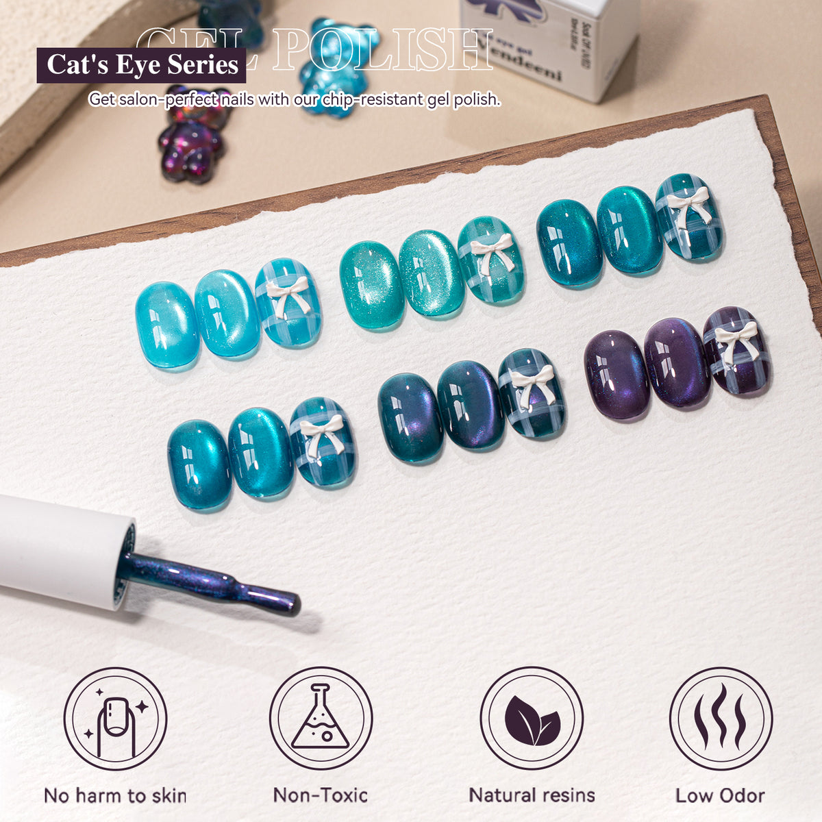 10ml Cat Eye Vendeeni Hema/TPO Free Gel Polish
