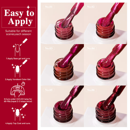 10ml Cat Eye Vendeeni Hema/TPO Free Gel Polish