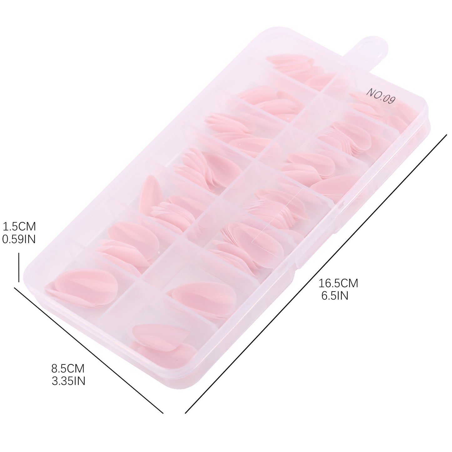 Press On French Tips 120pcs