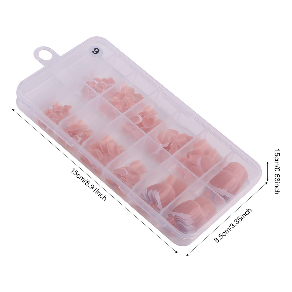 Press On French Toe Tips 120pcs