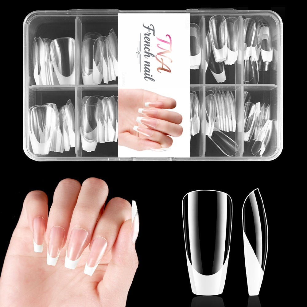 Press On French White Tips 120pcs NT105