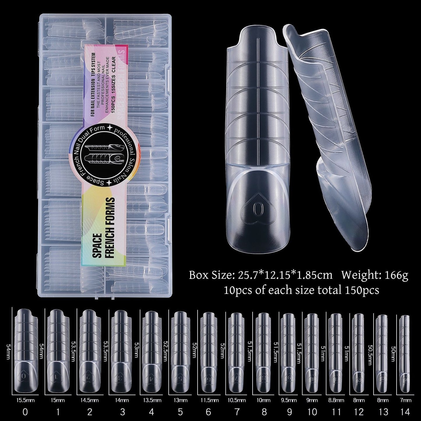 Space French Forms 150pcs