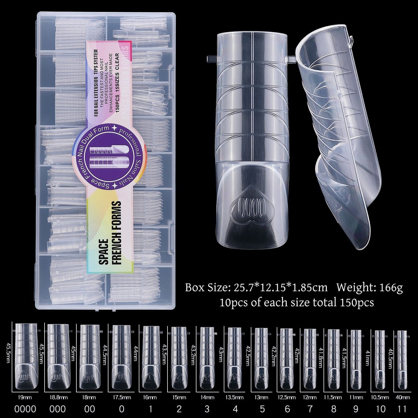 Space French Forms 150pcs