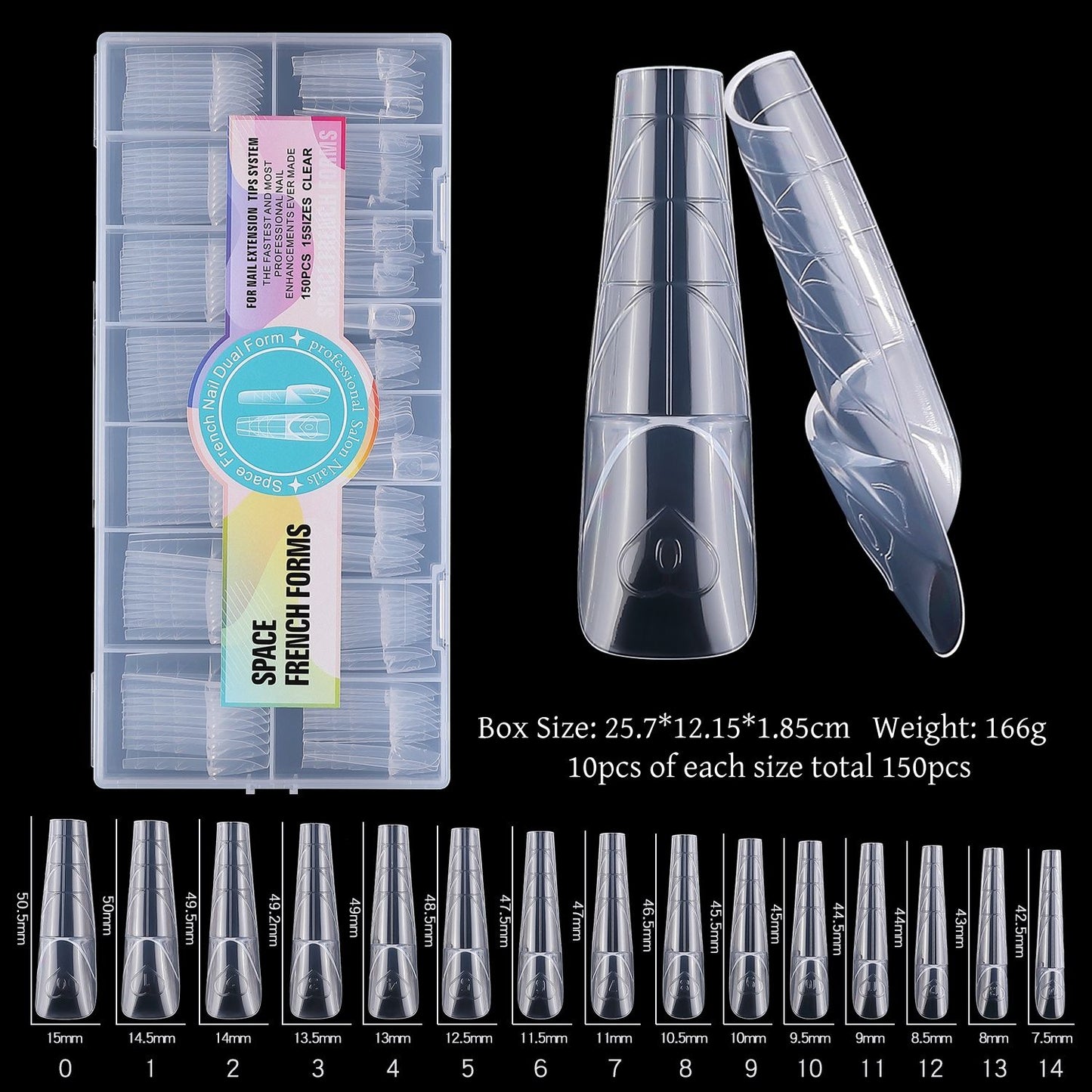 Space French Forms 150pcs