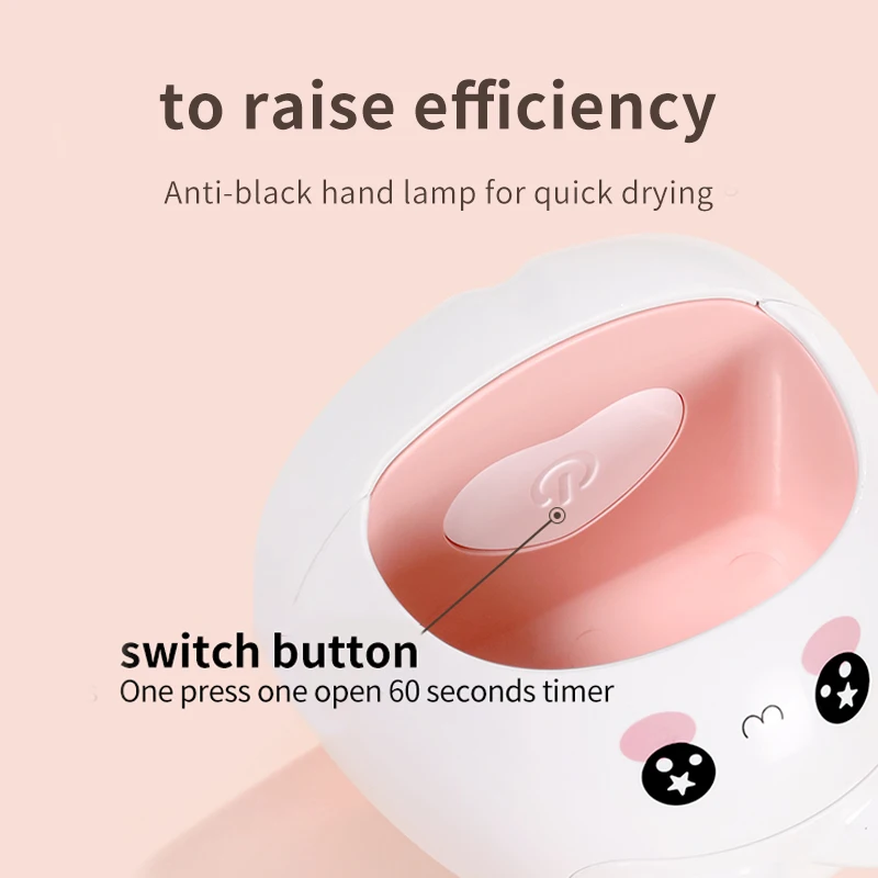 10x 24W Portable Manicure Mini UV Lamp Usb Little Cat Nail Lamp