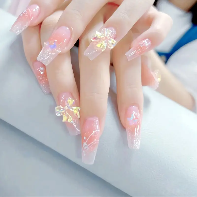 Bow Resin Nail Art Decoration 10 pcs