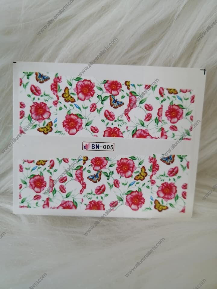 Flower Nail Decal Range BN001-12