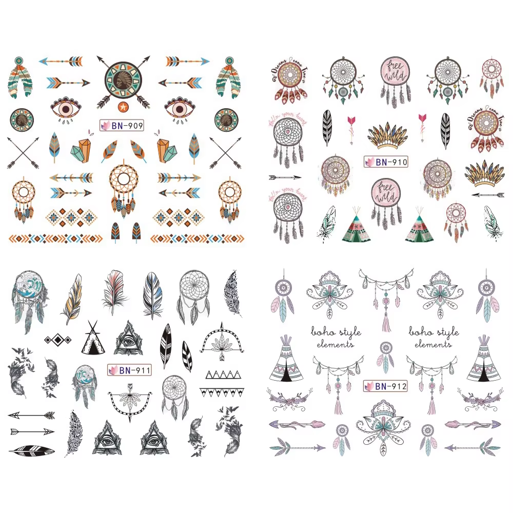 Dreamcatcher Nail art decal