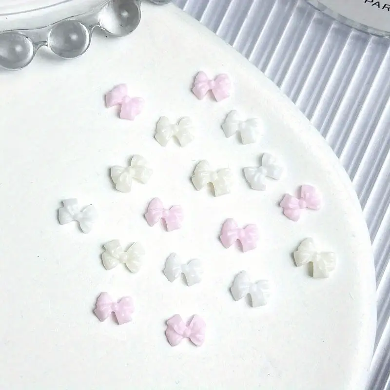 Bow Resin Nail Art Decoration 10 pcs