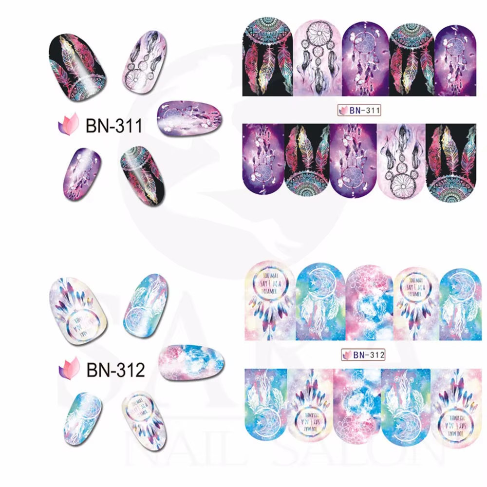 Dreamcatcher Nail art decal