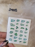 Abstract Nail Art Decal 3H005