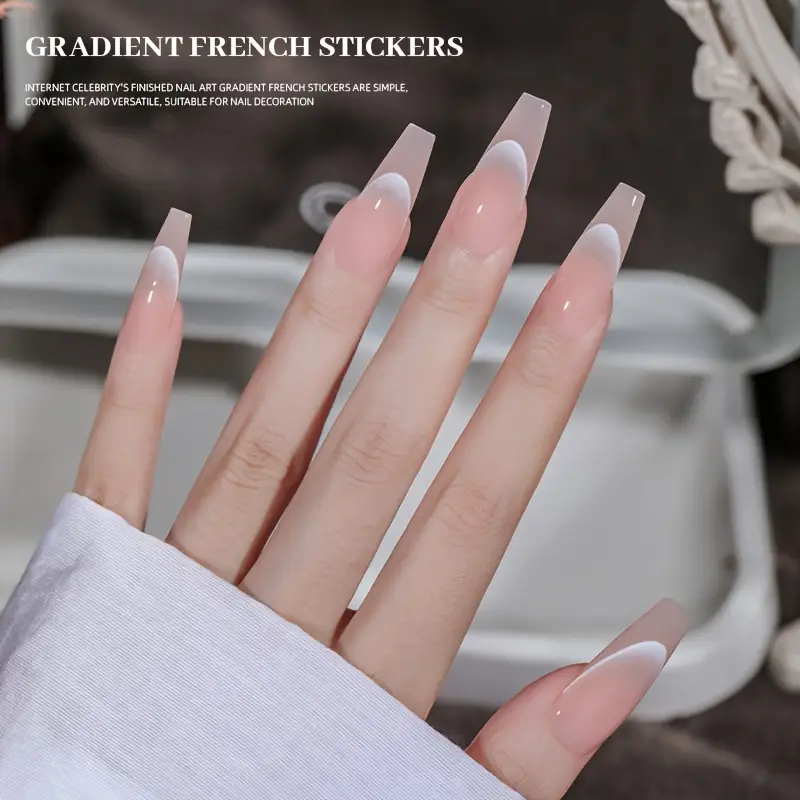 French Nail sticker Random color