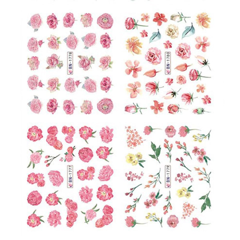 Floral Nail art decal