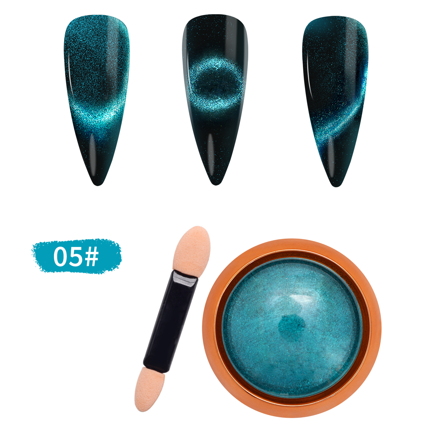 Nail 9D Cat eye Chrome No 5
