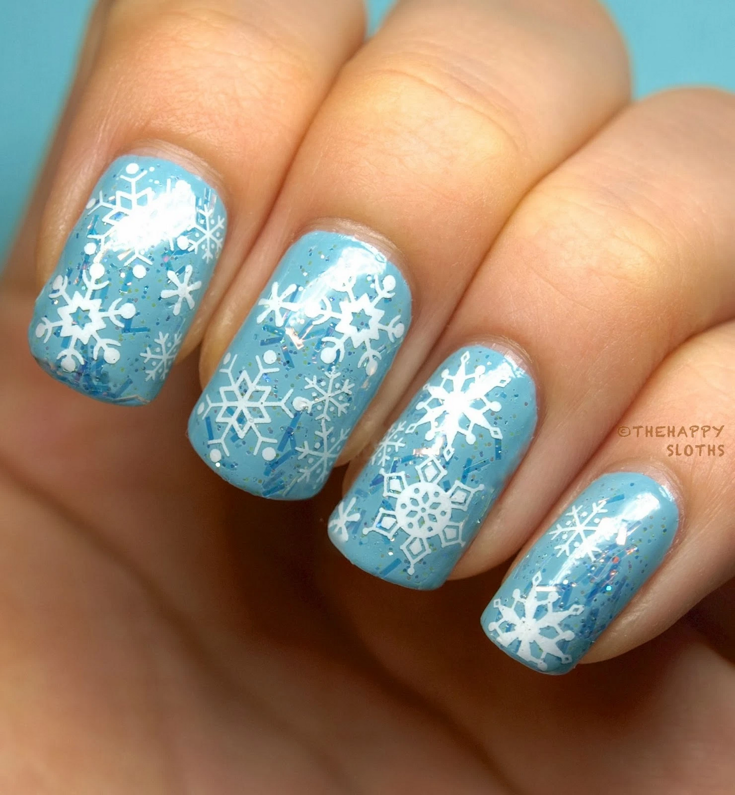 Nail Art Snowflakes Water Decal Range D260-270