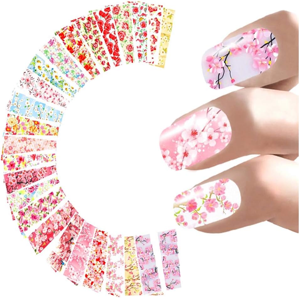 Flower Nail Decal Range BN001-12
