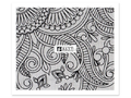 Lace Geometric Nail Decal Range A637-