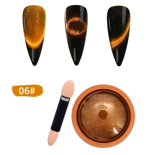 Nail 9D Cat eye Chrome No 6