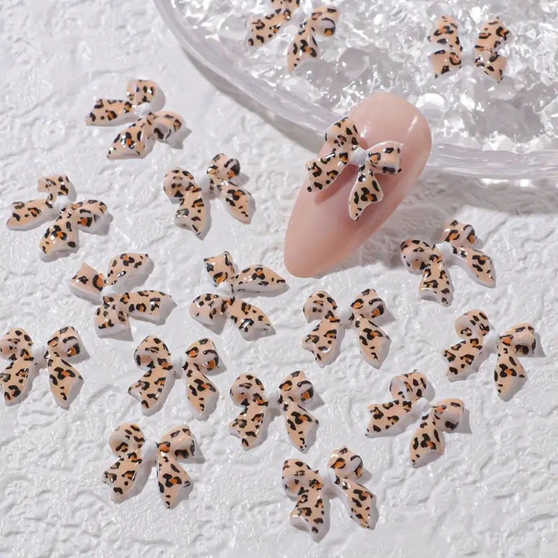 Bow Resin Nail Art Decoration 10 pcs