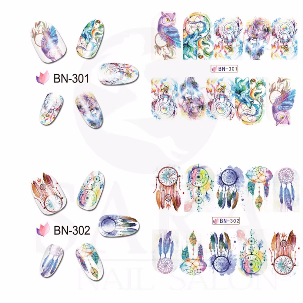 Dreamcatcher Nail art decal