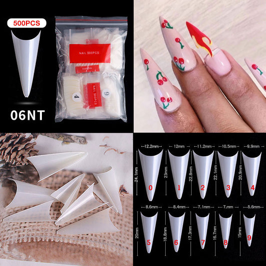 Nail Tips ( 500pcs/Packet )natural