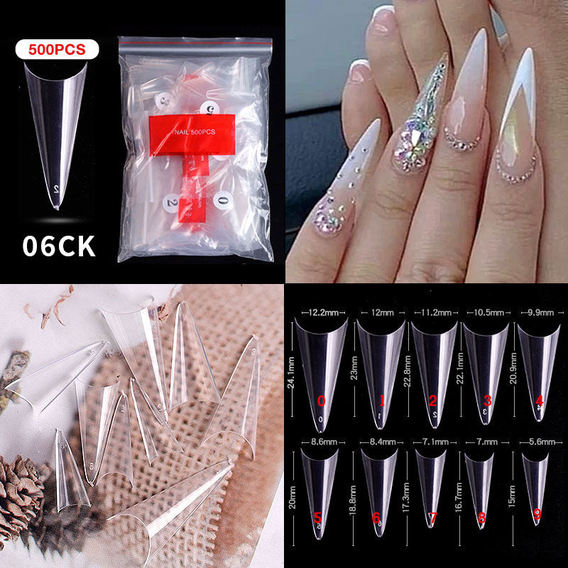 Nail Tips ( 500pcs/Packet )clear