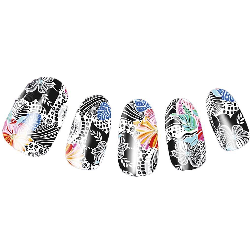 Flower Nail Decal A070