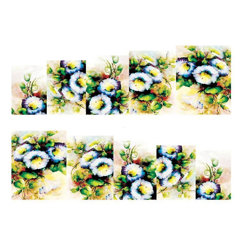 Flower Nail Decal A071