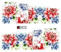 Flower Nail Decal A073