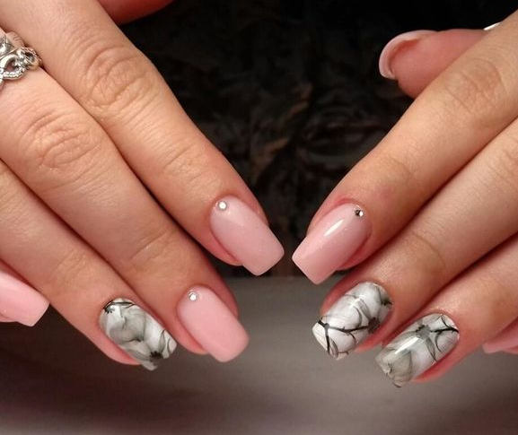 Flower Nail Decal A078